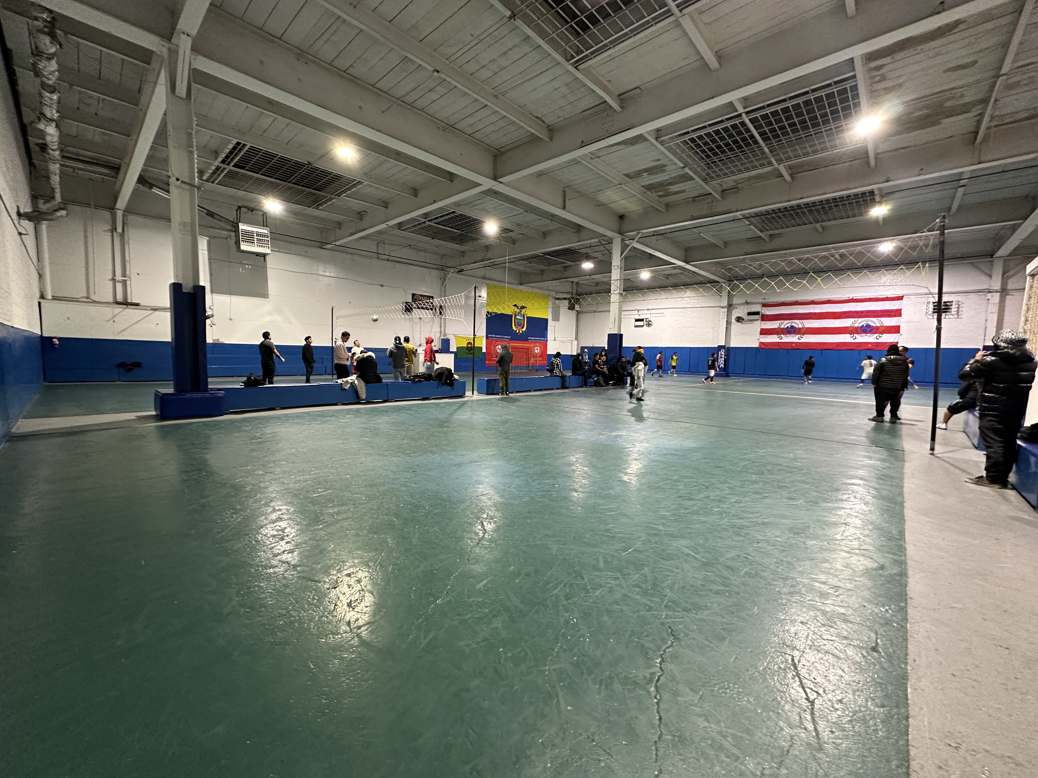 Volleyball courts at Offside Sports Complex